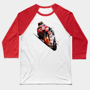 Andrea Dovizioso Low poly Baseball T-Shirt